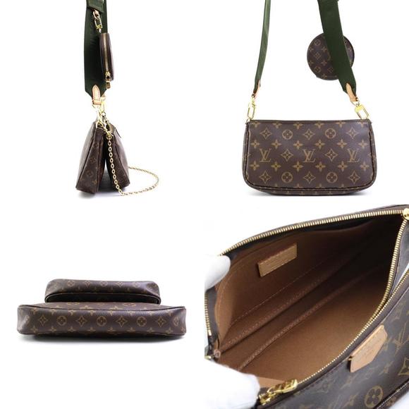 Louis Vuitton Shoulder Pochette Brown Accessoire Multi Canvas Bag - Picture 1 of 5